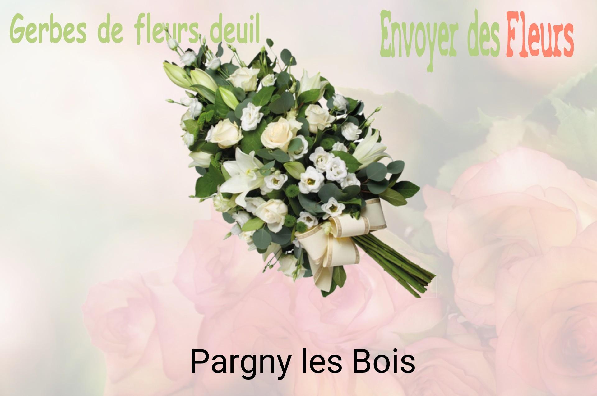 Gerbe de fleurs de deuil livrée à Pargny-les-Bois